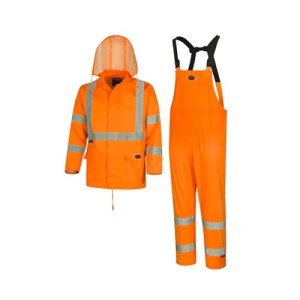 High Visibility Waterproof Rain Gear Jacket & Bibs