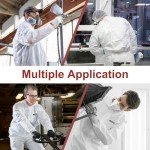 YIBER Heavy Duty Disposable Hazmat Suit - 7 Sizes