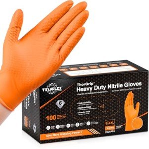 TitanFlex Heavy Duty Disposable Nitrile Work Gloves