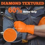 TitanFlex Heavy Duty Disposable Nitrile Work Gloves
