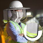 High Visibility Sun Protection Neck Gaiter for Hard Hats