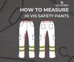 High Visibility Flex Fit Safety Work Pants - Navy