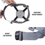 Yellow Hard Hat with Adjustable Ratchet Suspension