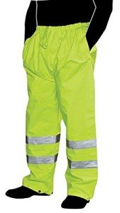 HiVizGard Class E Rain Pant - 4XL, Lime Green