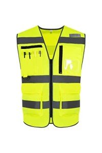 Phrmovs Hi-Vis Reflective Safety Vest, 3XL