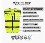 Phrmovs Hi-Vis Reflective Safety Vest, 3XL