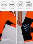 High Visibility Waterproof Reflective Work Pants - Orange