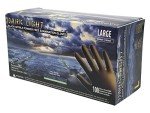 Large Black Nitrile Powder-Free Exam Gloves - 100 Count