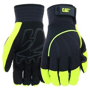 CAT Hi-Vis X-Large Work Gloves with Touchscreen Tips
