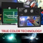 Auto Darkening Welding Helmet - Solar Powered, Adjustable