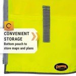 Men's Hi-Vis Reflective Safety Vest with Pockets