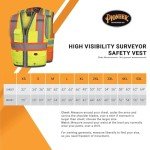 Men's Hi-Vis Reflective Safety Vest with Pockets