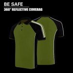 High Visibility Reflective Safety Polo Shirt - Yellow