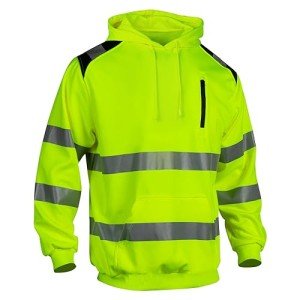 Sicalobo Men's High Visibility Reflective Hoodie
