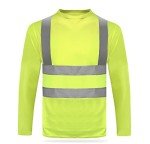 High Visibility Reflective Long Sleeve Safety Shirt