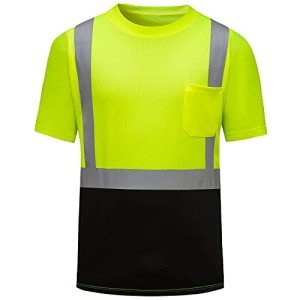High Visibility Quick Dry Safety T-Shirts - XL
