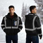 Hi-Vis Waterproof Safety Jacket for Men & Women