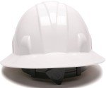 Pyramex White Full Brim Hard Hat 12-Pack