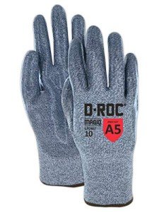 Heat-Resistant Silicone Coated Work Gloves - Size XS