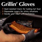 Grilling Glove Kit with Heat-Resistant Liners