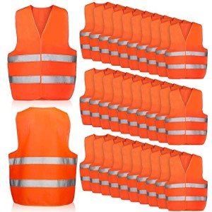 Tarpop 60 Pack High Visibility Safety Vests