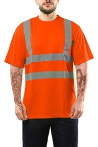 High Visibility Short Sleeve Safety Shirt – Orange