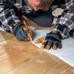 Heavy Duty Leather Palm Work Gloves for Men