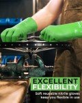 Heavy Duty Nitrile Chemical Resistant Gloves - Green