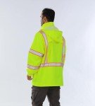 Hi-Vis Waterproof Rain Jacket for Men & Women