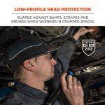 Black Baseball Bump Cap for Comfortable Head Protection