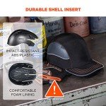 Black Baseball Bump Cap for Comfortable Head Protection