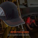 Black Baseball Bump Cap for Comfortable Head Protection