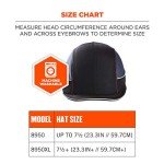 Black Baseball Bump Cap for Comfortable Head Protection