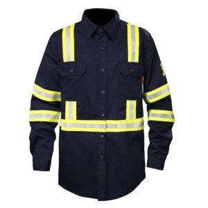 Men's Flame Resistant Hi-Vis Welding Shirt 3XL