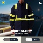 Men's Flame Resistant Hi-Vis Welding Shirt 3XL
