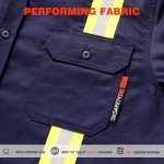 Men's Flame Resistant Hi-Vis Welding Shirt 3XL
