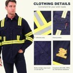 Men's Flame Resistant Hi-Vis Welding Shirt 3XL