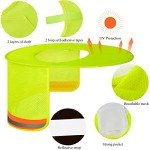 Neon Yellow Hard Hat Sun Shade with Neck Gaiter
