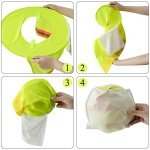 Neon Yellow Hard Hat Sun Shade with Neck Gaiter