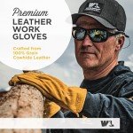 Wells Lamont Men's Leather Work Gloves, X-Large