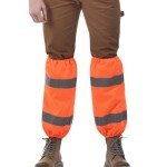 High Visibility Reflective Work Safety Leg Gaiters