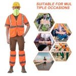 High Visibility Reflective Work Safety Leg Gaiters