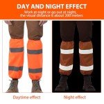 High Visibility Reflective Safety Leg Gaiters
