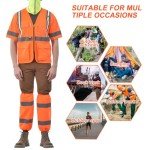 High Visibility Reflective Safety Leg Gaiters