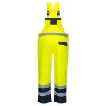 Portwest Yellow/Navy Safety Bib & Brace Overalls