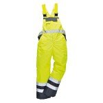 Portwest Yellow/Navy Safety Bib & Brace Overalls