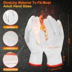Disposable Nitrile BBQ Gloves with Cotton Liners