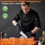Disposable Nitrile BBQ Gloves with Cotton Liners