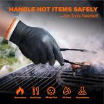 Disposable Nitrile BBQ Gloves with Cotton Liners