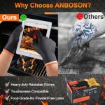 Disposable Nitrile BBQ Gloves with Cotton Liners